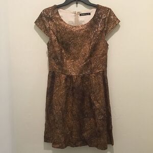 Kensie rose gold dress, medium